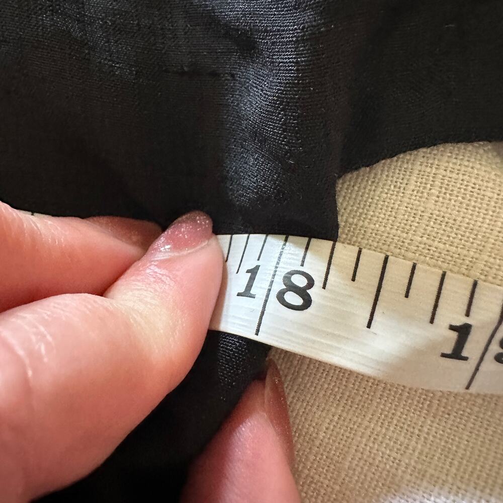 50s Vintage Black Short Sleeve Sheath Cocktail Dress Wiggle dress | Size Small - Picture 6 of 8